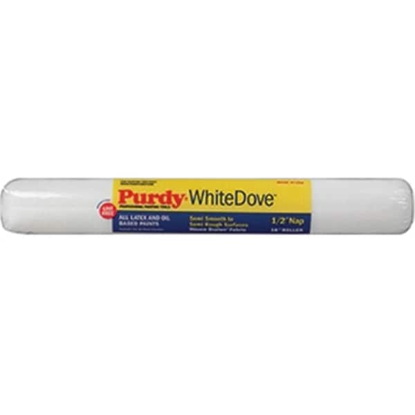 Pinpoint 144670183 White Dove 18 in. Roller Cover 0.50 in. Nap - White - 18 in. PI3562190 - main